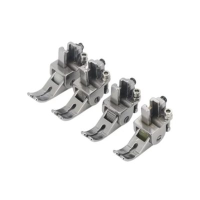 Twist Flat Seam Roller Presser Foot For Thin And Heavy Fabric Rubber Iron